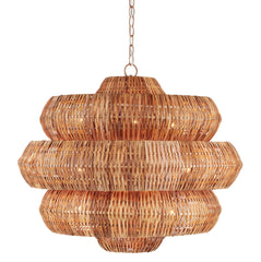 Antibes Medium Natural Chandelier - Maison Vogue