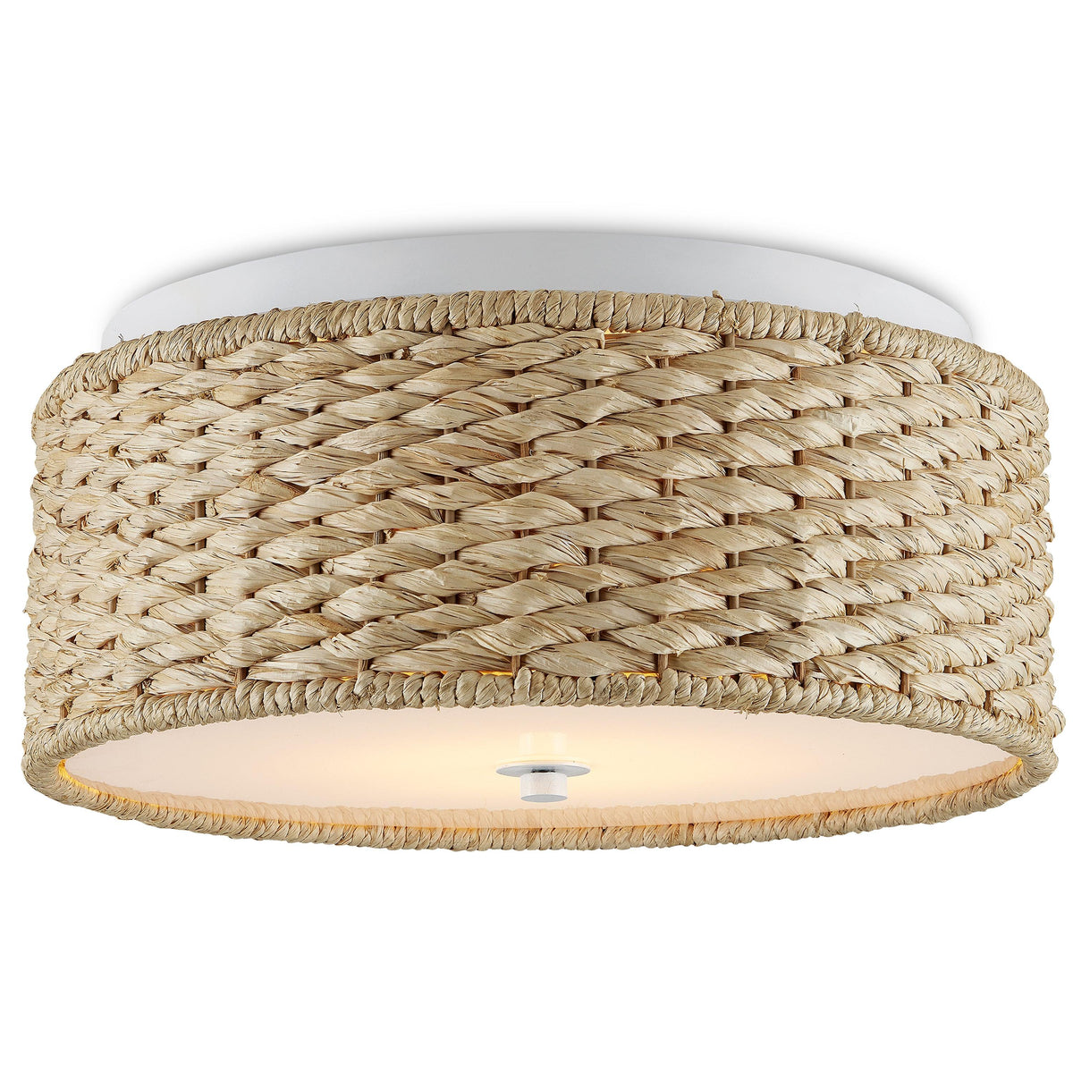 Colchester Raffia Flush Mount - Maison Vogue
