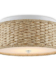 Colchester Raffia Flush Mount - Maison Vogue