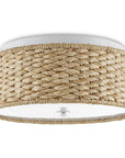 Colchester Raffia Flush Mount - Maison Vogue