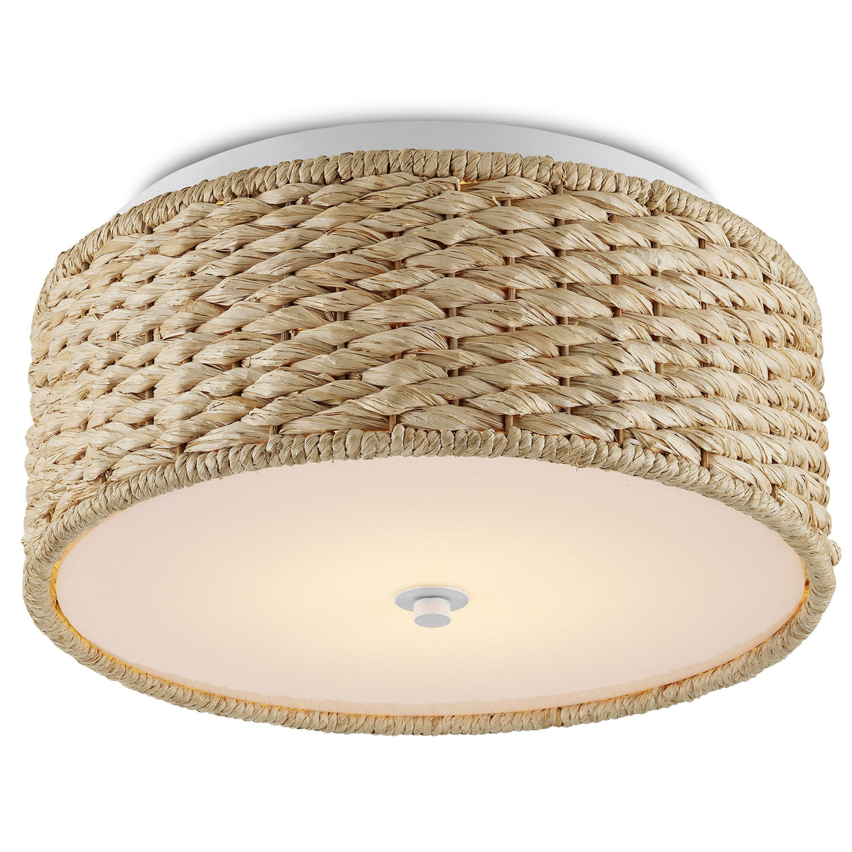 Colchester Raffia Flush Mount - Maison Vogue