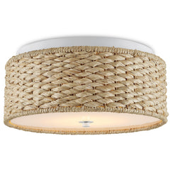 Colchester Raffia Flush Mount - Maison Vogue