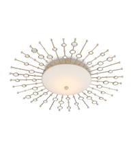 Planisphere Silver Flush Mount