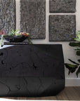 Prism Console Table Black - Maison Vogue