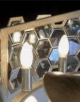 Array Chandelier with Fan, Large