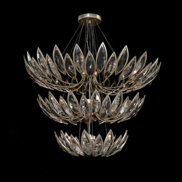 Petaline Twenty-Seven-Light Three-Tier Chandelier