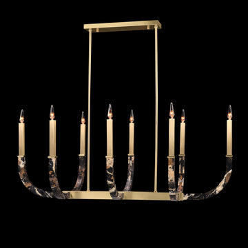 Hampton Court Eight-Light Horizontal Chandelier