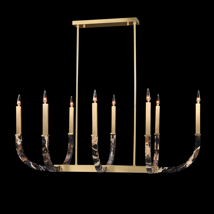 Hampton Court Eight-Light Horizontal Chandelier