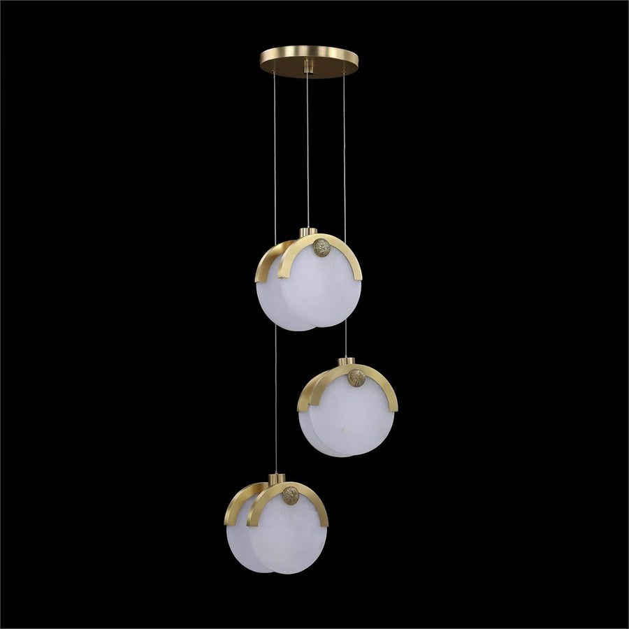 Astralis Three-Light Pendant Chandelier