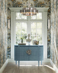 Briallen Blue Demi-Lune Cabinet
