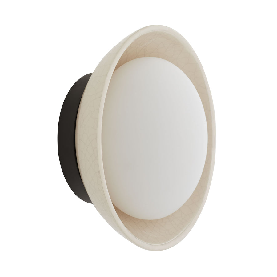 Glaze Small Sconce - Ivory