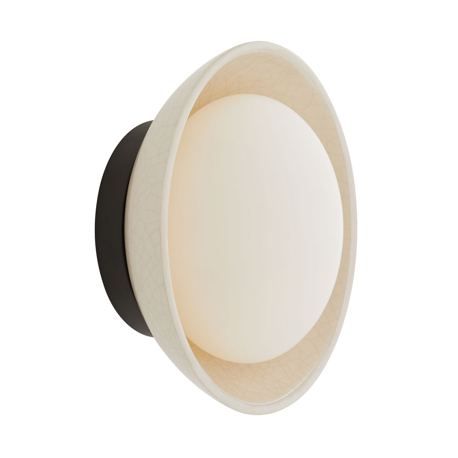 Glaze Small Sconce - Ivory