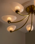 Zamora Flush Mount-Antique Brass