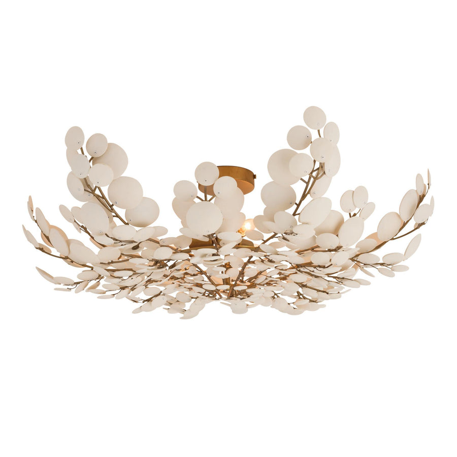 Bilal Flush Mount - Ivory Coconut Shell