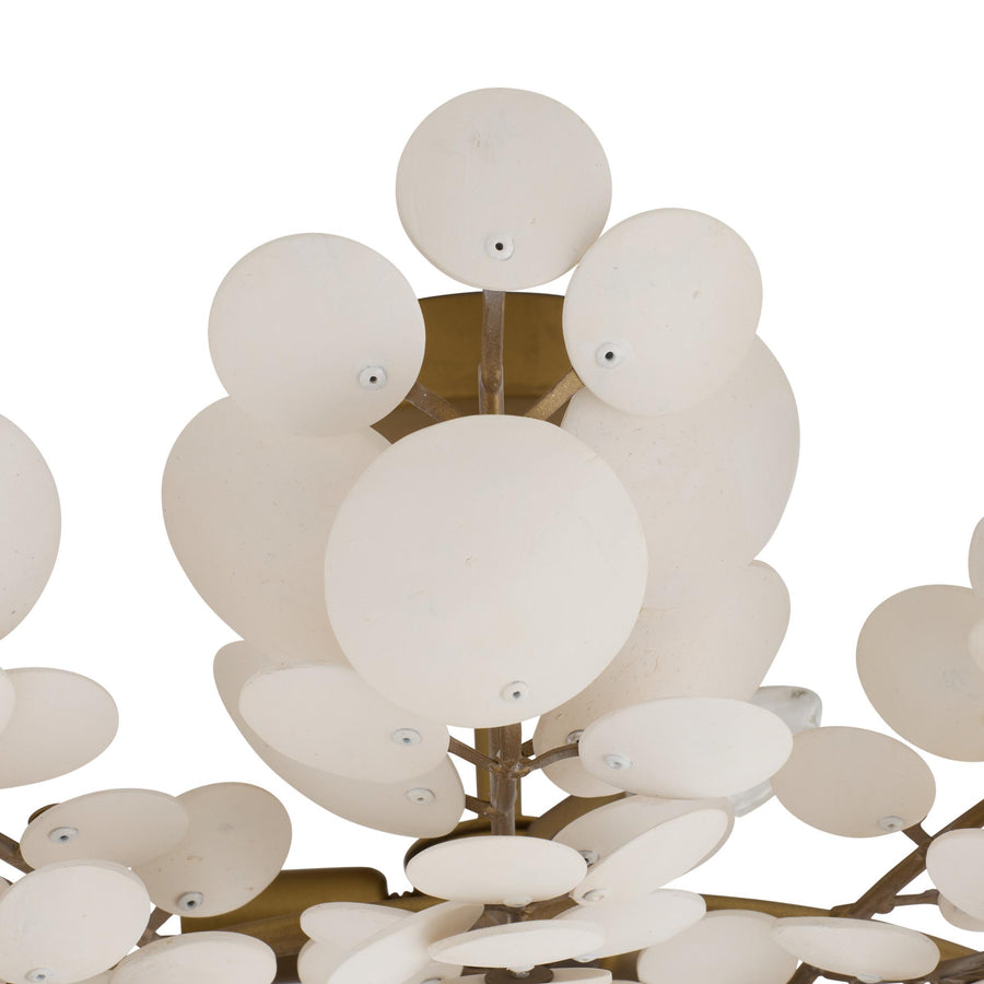 Bilal Flush Mount - Ivory Coconut Shell