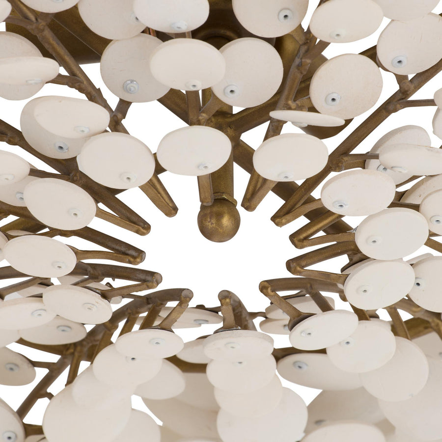 Bilal Flush Mount - Ivory Coconut Shell