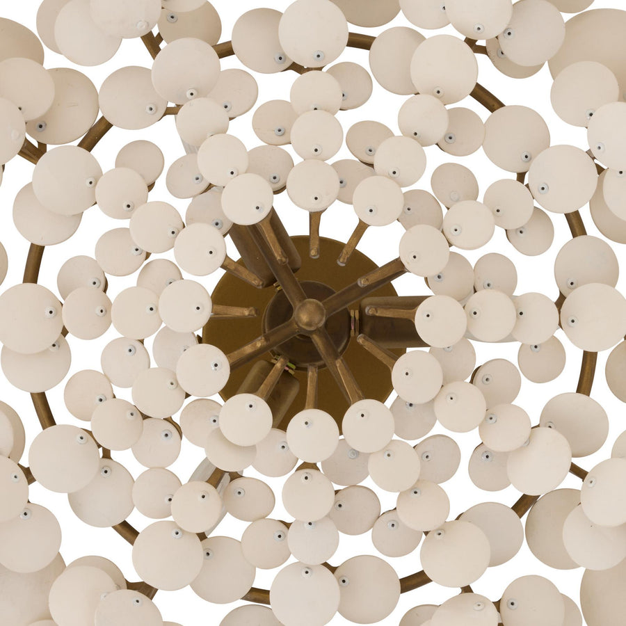 Bilal Flush Mount - Ivory Coconut Shell