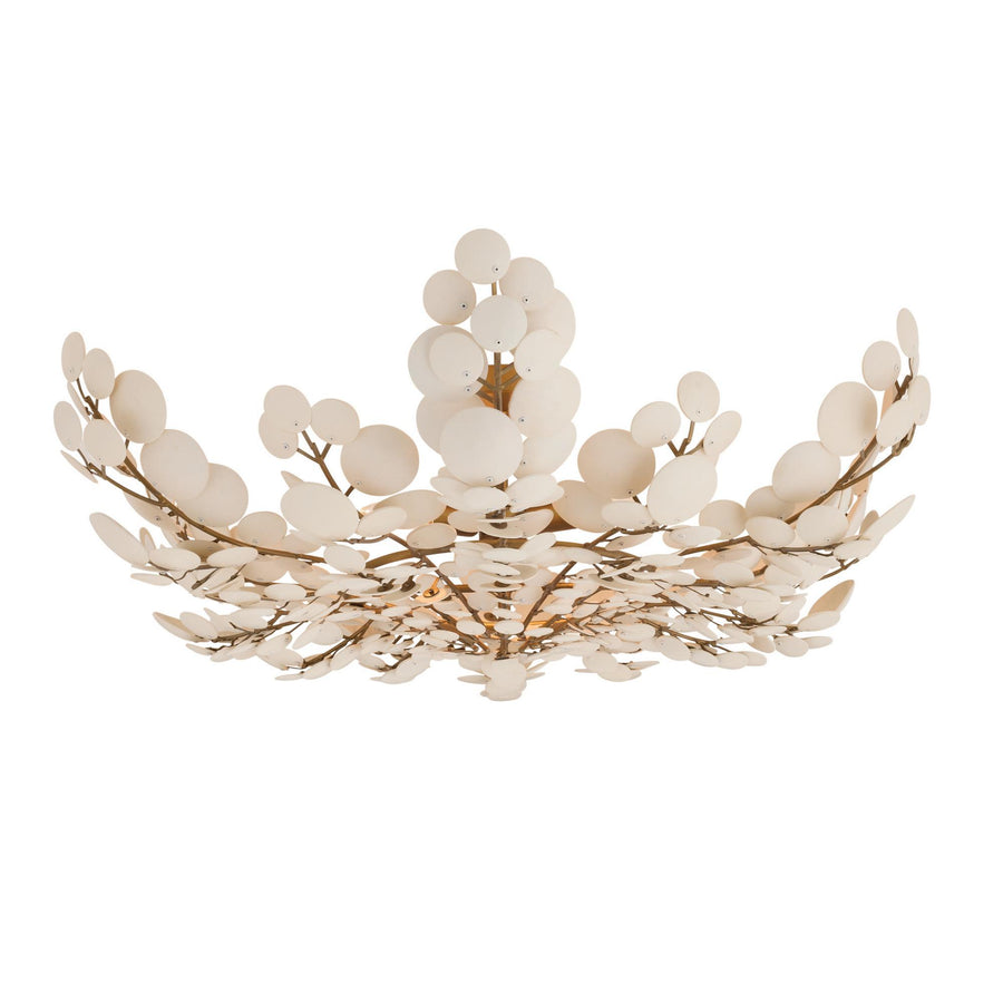 Bilal Flush Mount - Ivory Coconut Shell