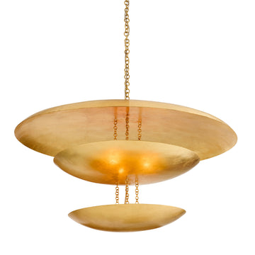 Florko Grand Chandelier-Gold Leaf