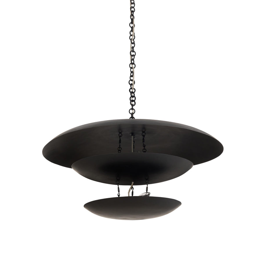 Florko Chandelier - Blackened Iron