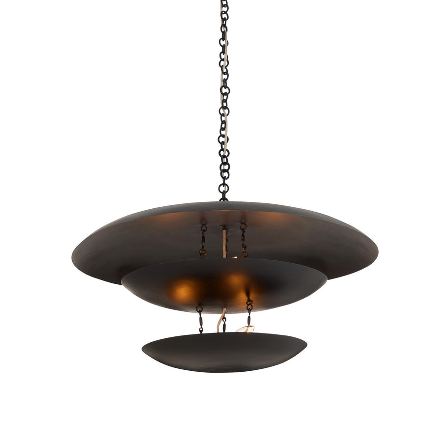 Florko Chandelier - Blackened Iron