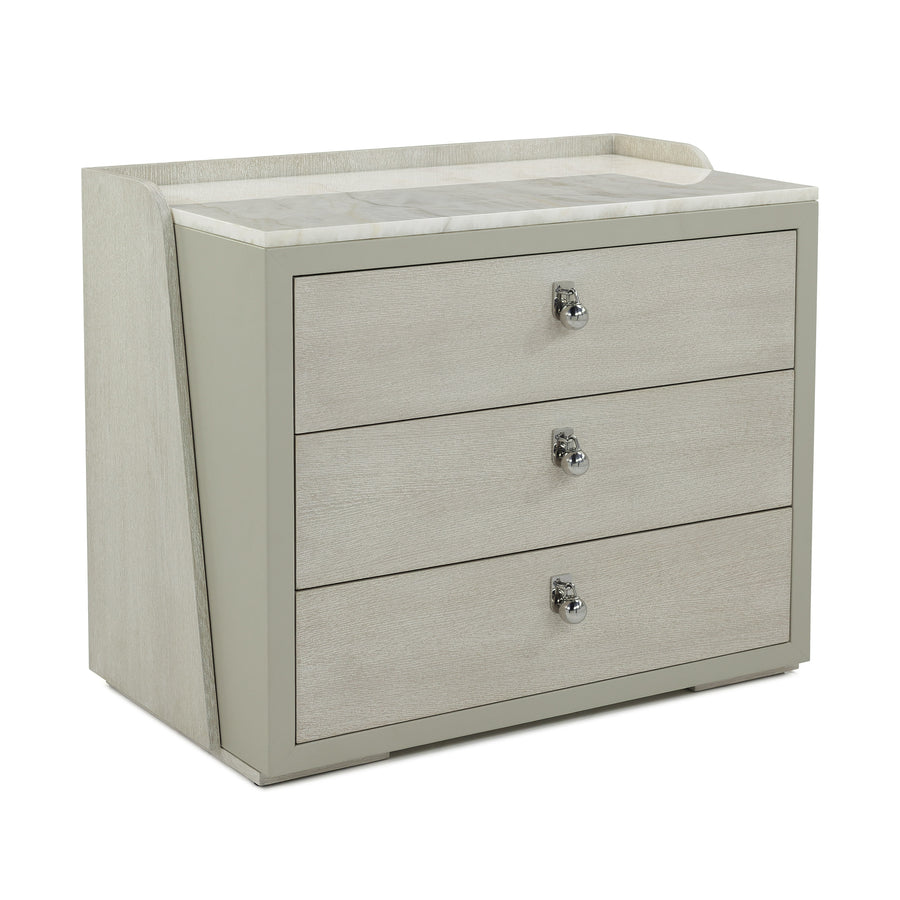 Metro Three-Drawer Nightstand