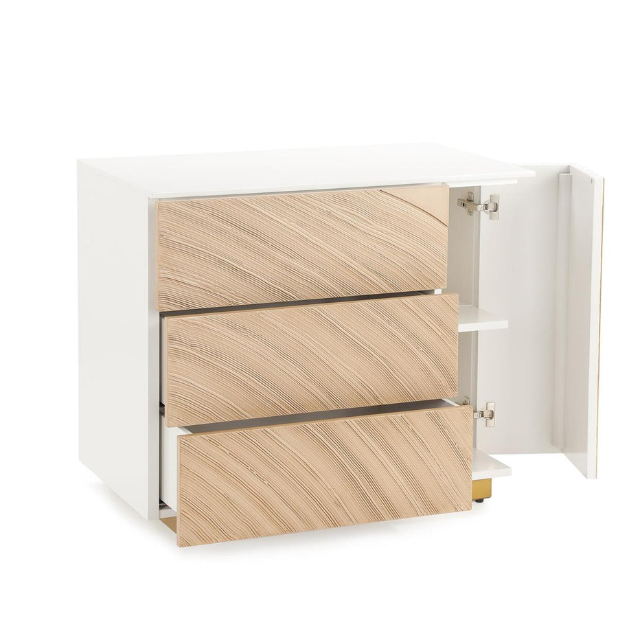 Province Three-Drawer Chest, Right