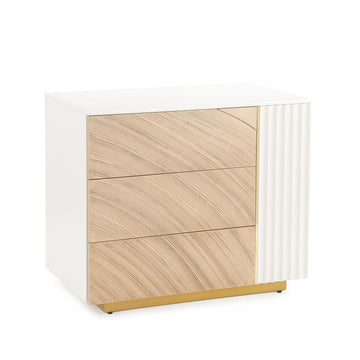 Province Three-Drawer Chest, Right