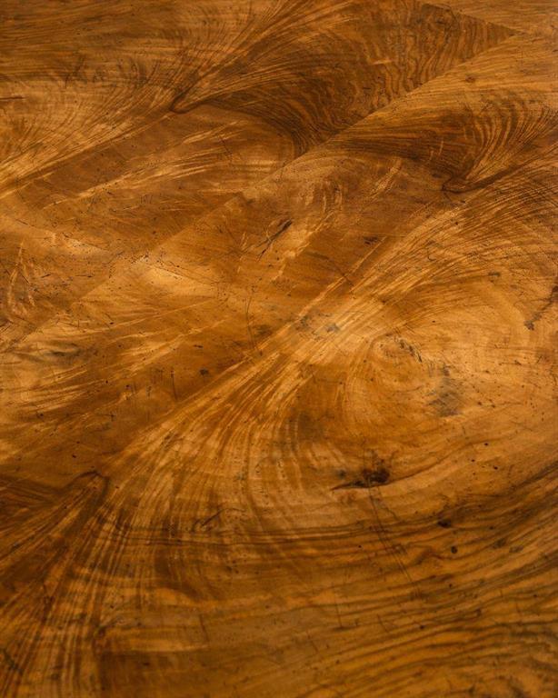 Curved Walnut Desk - Maison Vogue