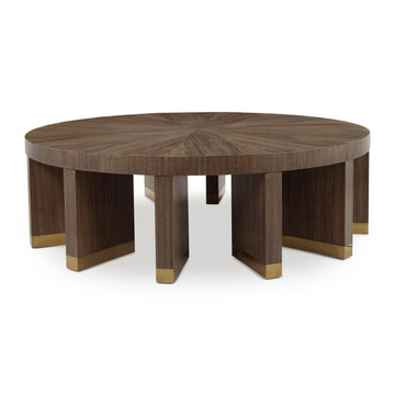 Revolve Cocktail Table, Brown