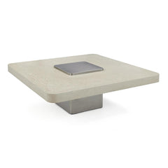 Plateau Cocktail Table, Silver