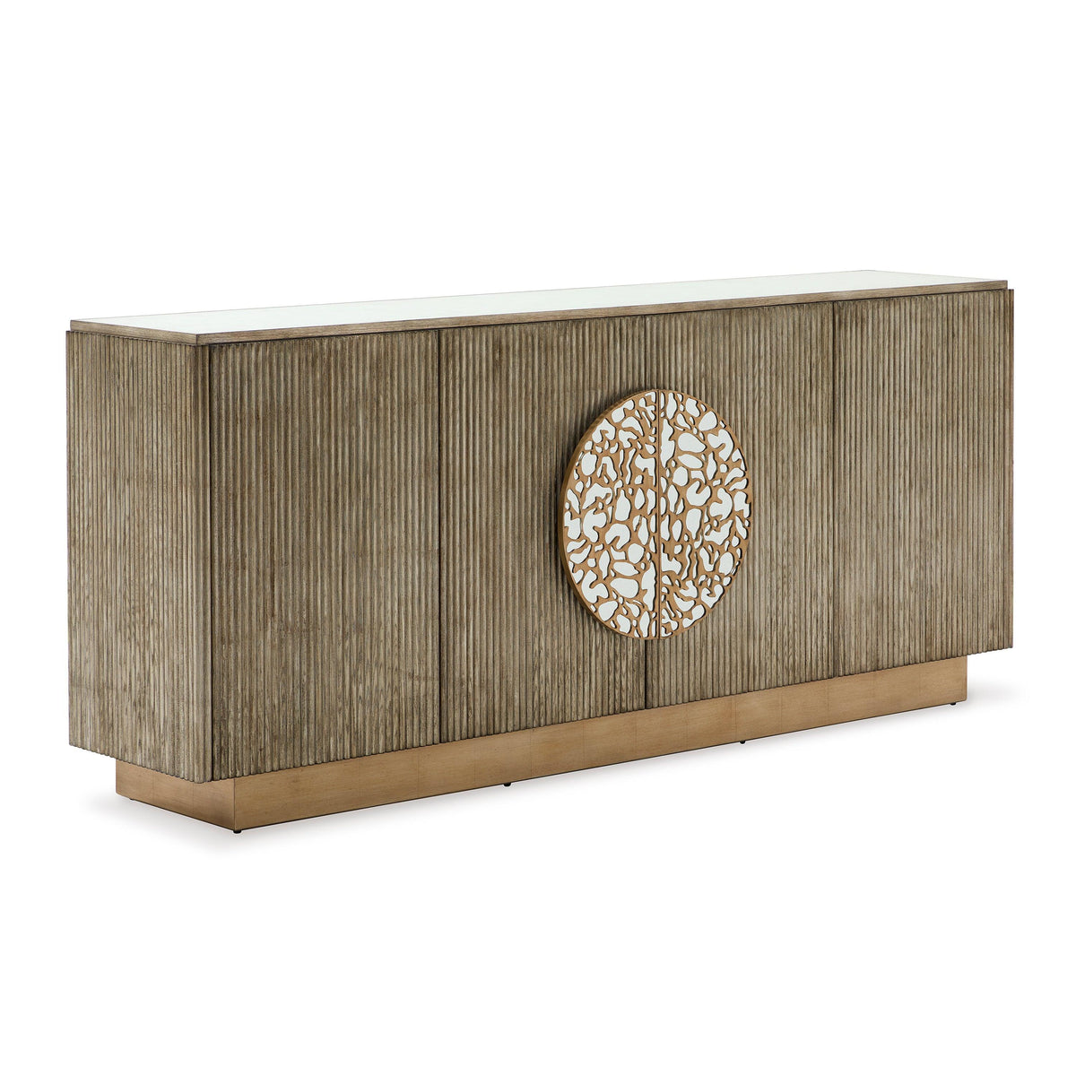Moon Shadow Four-Door Credenza - Maison Vogue