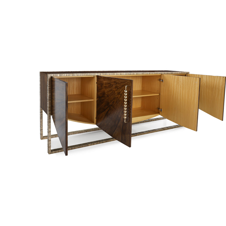 Korina Four-Door Credenza