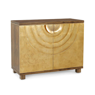 Gilded Arc Two-Door Cabinet