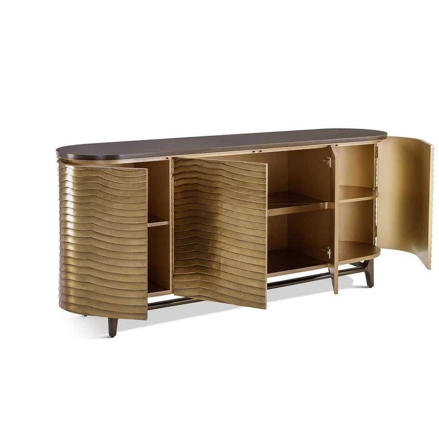 Radiant Waves Four-Door Sideboard