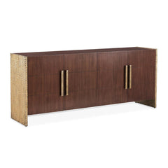 Cameroon Four-Door Credenza