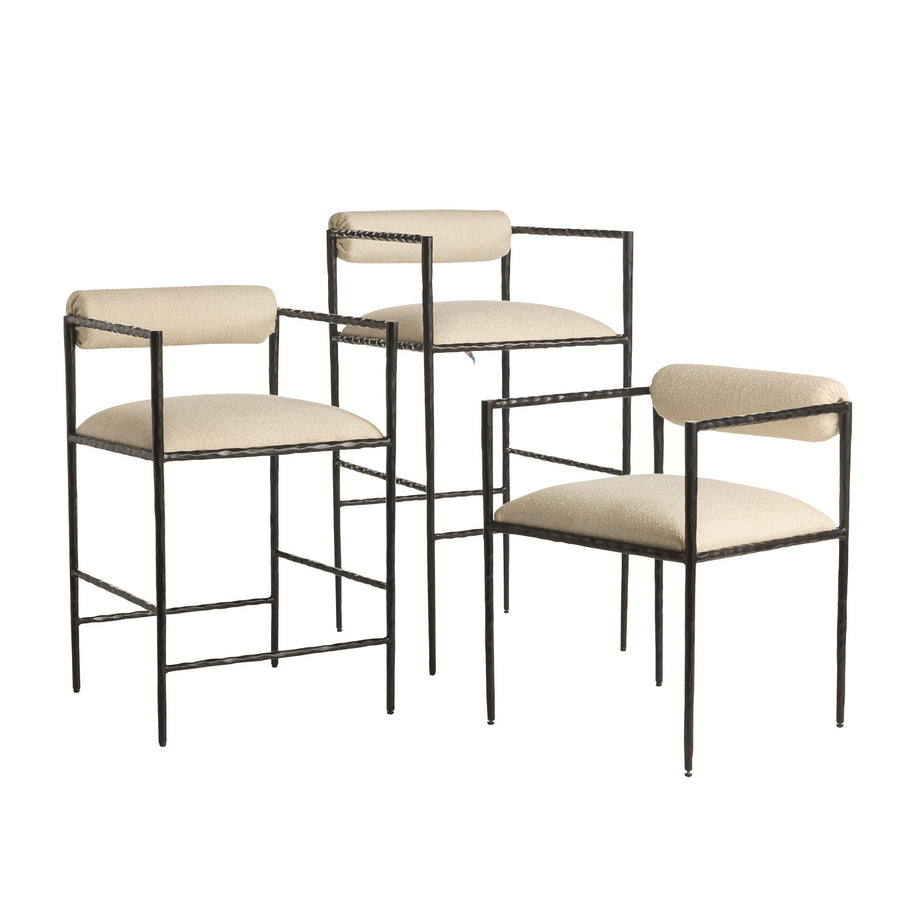 Barbana Counter Stool Oxford White