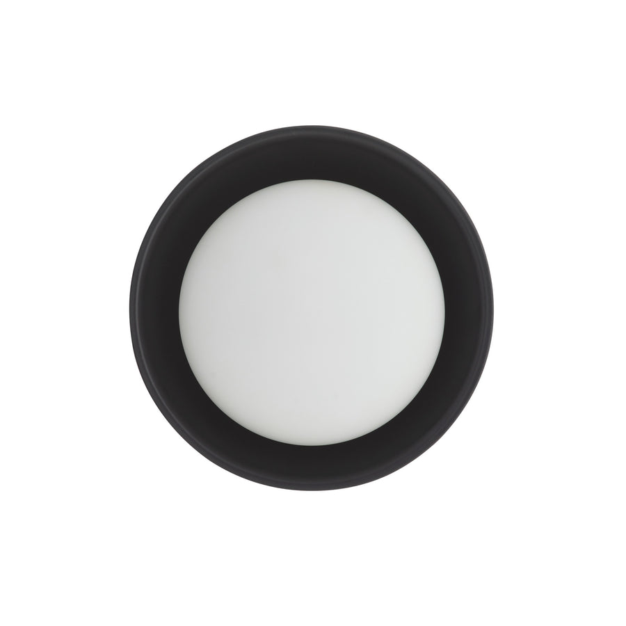 Glaze Small Sconce - Matte Black Ceramic