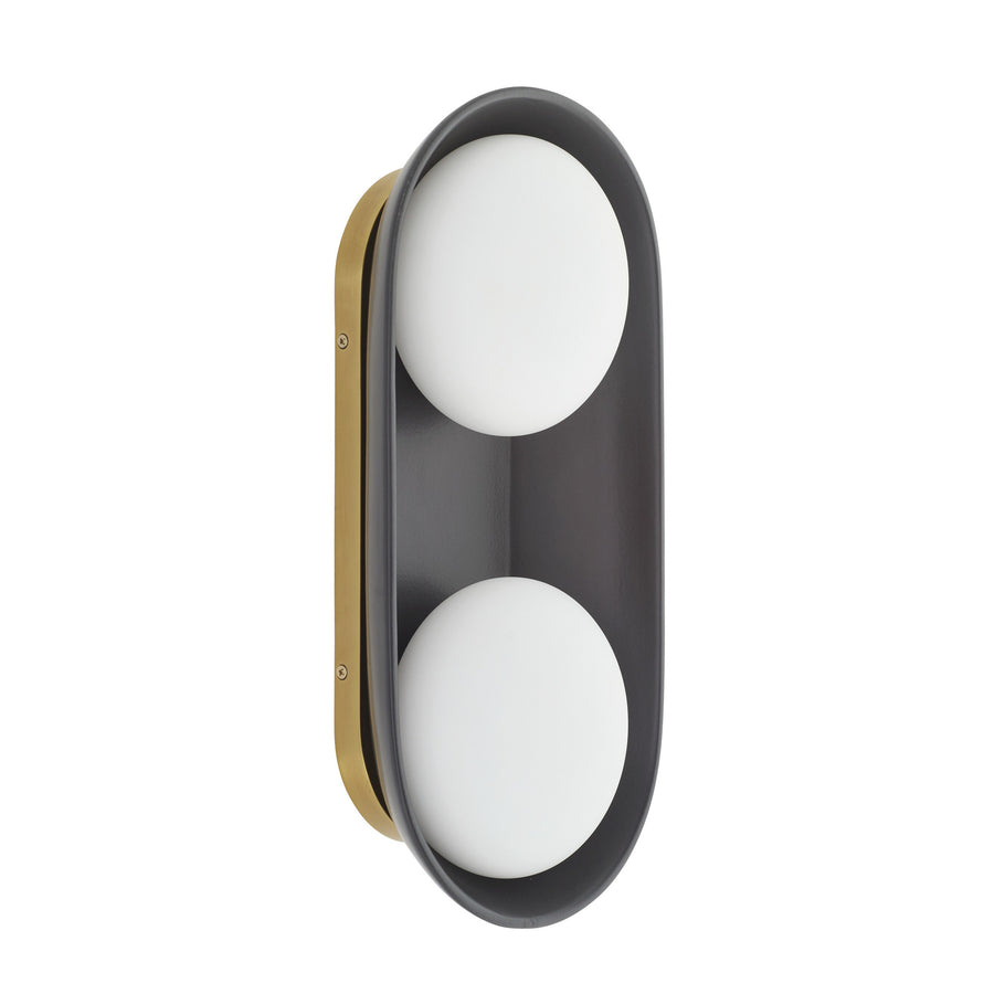 Glaze Large Sconce - Black