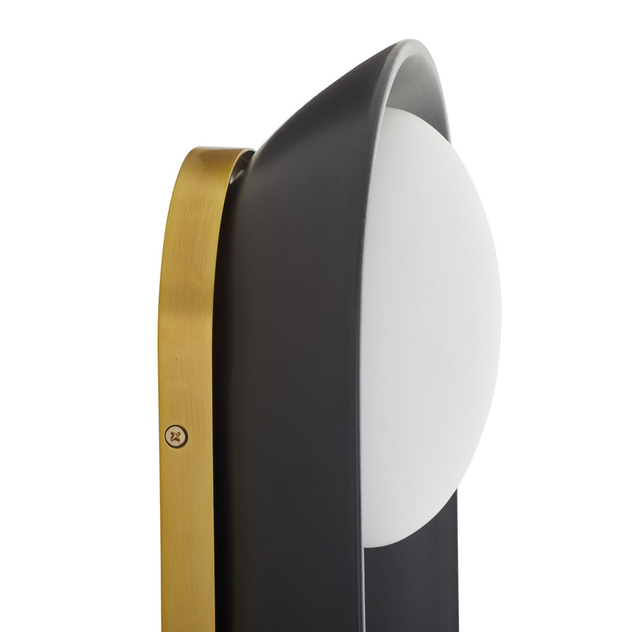 Glaze Large Sconce - Black