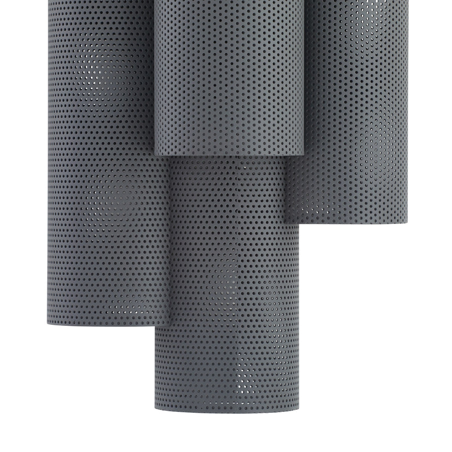 Punch Oversized Outdoor Sconce-Marine Grade Aged Graphite