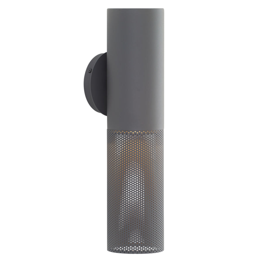 Punch Small Outdoor Sconce-Marine Grade Aged Graphite