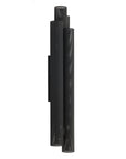 Punch Oversized Outdoor Sconce-Marine Grade Matte Black