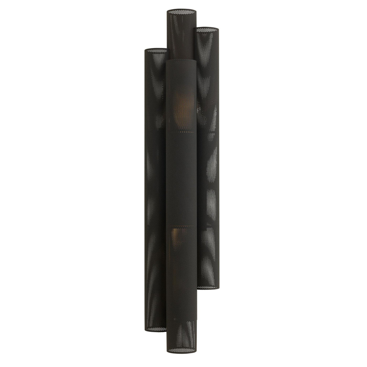 Punch Oversized Outdoor Sconce-Marine Grade Matte Black