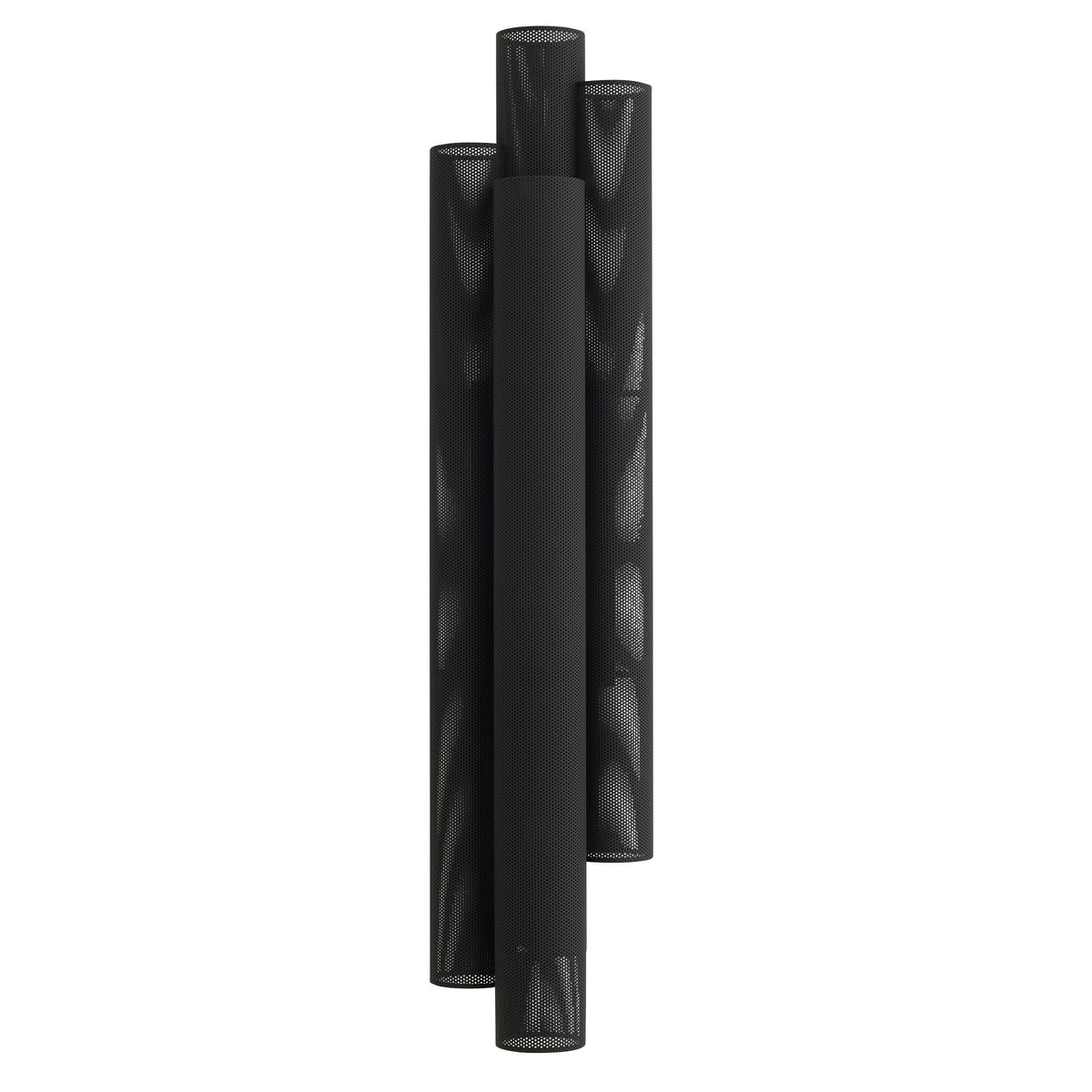 Punch Oversized Outdoor Sconce-Marine Grade Matte Black