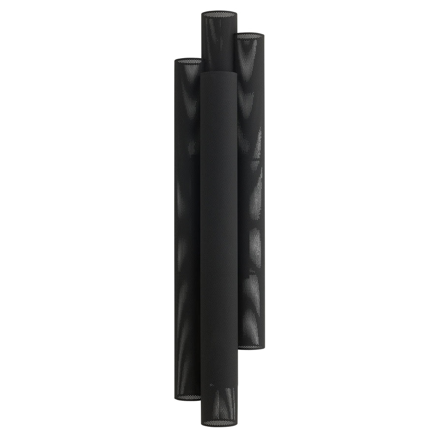 Punch Oversized Outdoor Sconce-Marine Grade Matte Black