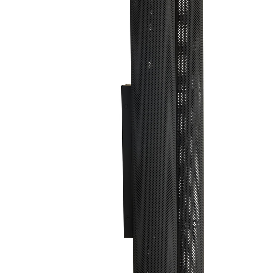 Punch Oversized Outdoor Sconce-Marine Grade Matte Black