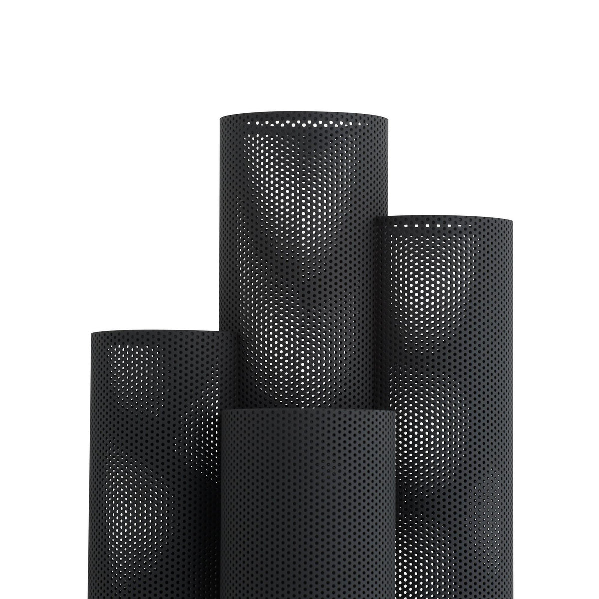 Punch Oversized Outdoor Sconce-Marine Grade Matte Black