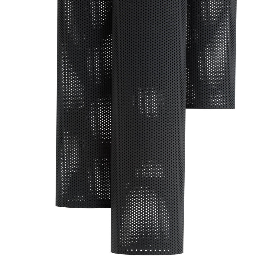 Punch Oversized Outdoor Sconce-Marine Grade Matte Black