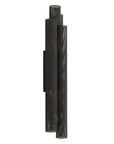 Punch Oversized Outdoor Sconce-Marine Grade Matte Black